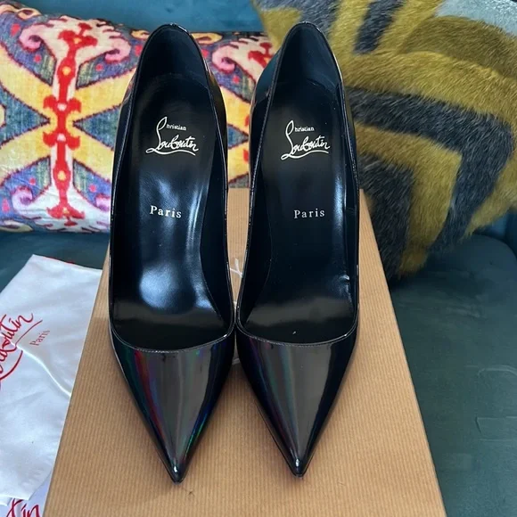 Christian Louboutin So Kate 120 pumps - Patent leather, Psychic Black, size 40.5 - Picture 9 of 9